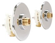 FIXOPLAC PER ø16 - M12/17 Sous lavabo plaque ALVÉOLAIRE raccords coudés à glissement 