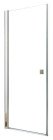Paroi de douche porte pivotante verre transparent SELYNA 80cm