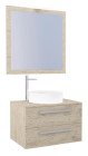 Meuble NUDEA 2.0 à suspendre 80cm cognac