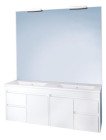 Meuble LUMPUR à suspendre 120cm miroir affleurant