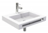 Plan vasque centrée à suspendre 60cm hoya - BATHROOM THERAPY