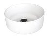 Vasque à poser ronde ø38x13,5 cm blanche