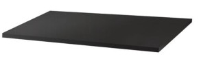 Plan marbre noir 120cm VENIZ sans vasque