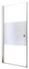 Paroi de douche porte pivotante verre givré SELYNA 80cm