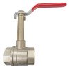 Vanne à sphère à rehausse double femelle 40/49 V490 à manette plate - PRONORM