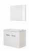 Meuble lave-mains de face blanc goia
