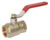 Vanne à sphère double femelle 50/60 V490 à manette plate