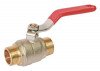 Vanne à sphère double mâle 33/42 V490 - Manette plate - PRONORM