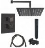 Pack thermostatique de douche à encastrer Fact'Ory noir mat - ROLF