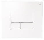 Plaque de commande 3/6 litres blanche 