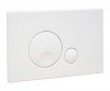 Plaque de commande ronde blanche ABS
