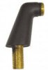 Jeu de 2 raccords colonnette droits noir mat mâle 20/27