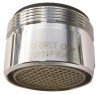 Aérateur de bec chromé M28/100 25,2 l/mn - grille plastique