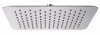 Pomme de tête carrée inox 250x250 mm chromée
