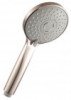 Douchette anticalcaire 3 jets ø112mm nickel brosse