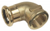 Coude Press 90° femelle bronze à sertir EAU ø16-15/21