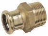 Raccord union Press mâle bronze à visser & à sertir EAU ø14-15/21