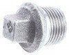 Bouchon fonte galvanisée mâle n° 290