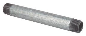Bobine acier galvanisé double mâle à visser 33/42 - 200mm