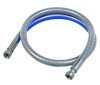 Tuyau flexible inox à embouts mécaniques pour gaz naturel  - lg 1,00m