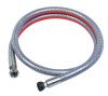 Tuyau flexible inox à embouts mécaniques pour butane et propane- lg 1,00m