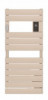 Radiateur sèche-serviettes électrique Adelis étroit beige 500W - ATLANTIC