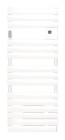 Radiateur sèche-serviettes électrique avec soufflerie Adelis blanc brillant 1500W - ATLANTIC