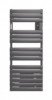 Radiateur sèche-serviettes électrique avec soufflerie Adelis graphite 1500W - ATLANTIC