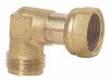 Raccord gaz coude 90° à visser mâle 15/21 - écrou tournant 15/21