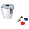 Croisillon métal duo Primo chromé