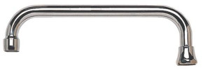 Bec standard par dessus chromé écrou 15/21 200mm