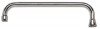 Bec standard par dessus chromé - écrou 15/21 - Long. 250mm