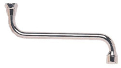 Bec standard par dessous chromé écrou 20/27 150mm