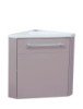 Meuble lave-mains d'angle taupe cuzco - BATHROOM THERAPY