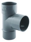 Té pied de biche PVC 87°30 mâle femelle ø50