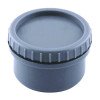 Bouchon de visite 2 pièces PVC pour évacuation mâle 32