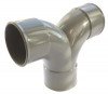 Double coude PVC 87.30° mâle femelle ø32