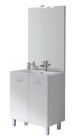 Meuble NEW YORK sur pieds 70cm blanc