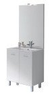 Meuble NEW YORK sur pieds 80cm blanc