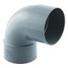 Coude PVC 87°30 double femelle ø80