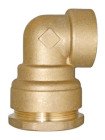 Coude laiton femelle SUMO PE ø40-33/42
