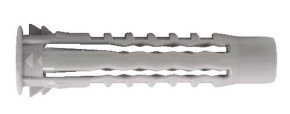 Cheville universelle nylon pour matériaux pleins et creux - Longueur 70 - Mèche ø14