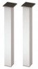 Lot de 2 pieds aluminium réglables pour meuble