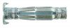 Cheville métal à expansion pour cloisons creuses Long.36mm pr vis 8mm