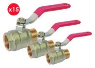 Colis de 15 vannes V490 mâle femelle