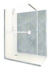 Douche ELMER thermostatique 150x80cm - Marbre