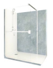 Douche ELMER thermostatique 170x80cm - Marbre