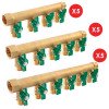 Pack de 15 collecteurs de distribution chantier à portée plate avec mini vannes - FIXOCONNECT