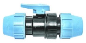 Vanne à compression pour tube PE ø25