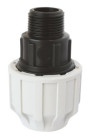 Raccord plastique mâle à serrage extérieur PE ø32-33/42
